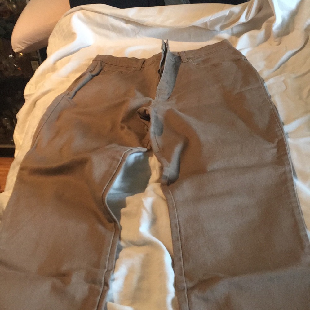 Dark Tan Jeans